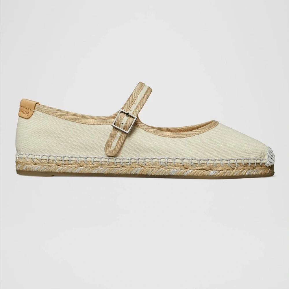 Tory Burch Mary Jane Linen Espadrilles shoes